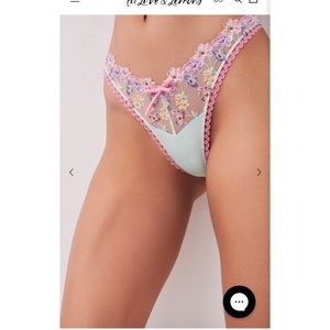For Love & Lemons Pansy Bouqet panty